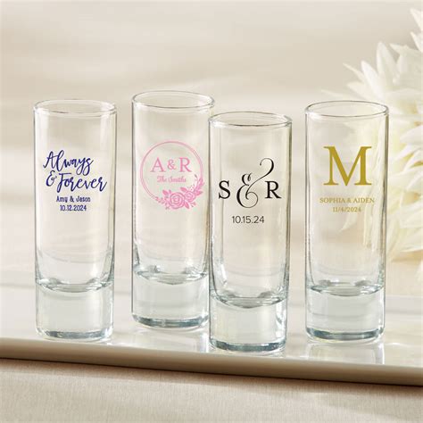 Personalized Tall Shot Glass Kate Aspen