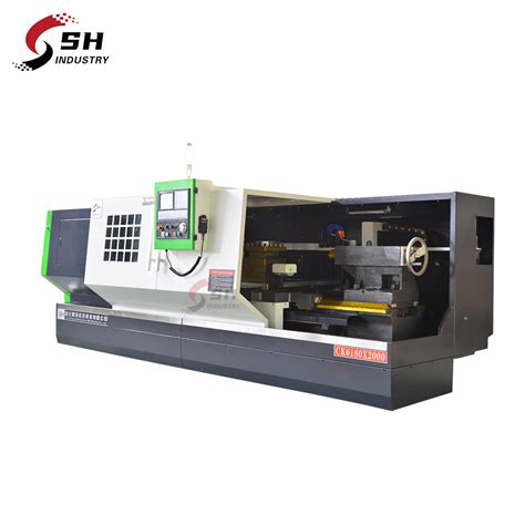 Ck6163 Ck6180 Heavy Duty Metal Horizontal Turning CNC Lathe Machine