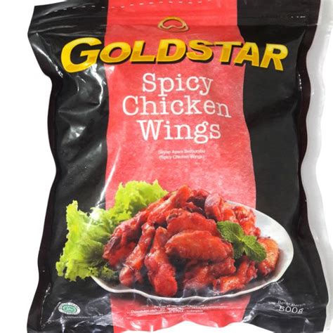 Jual Goldstar Spicy Chicken Wings 500gr Shopee Indonesia