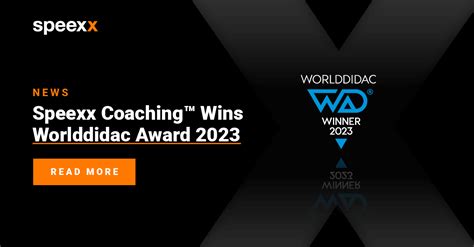 Speexx Coaching Wins Worlddidac Award 2023