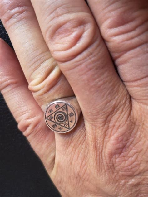 Magic Power Ring Wizard Ring With The Power Of The 7 Spirits Control