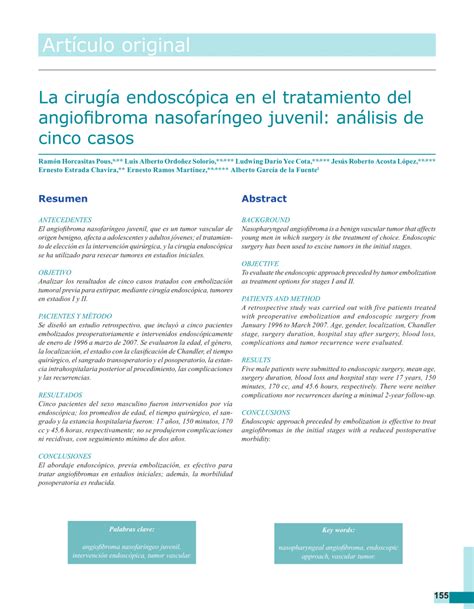 PDF Artículo original La cirugía endoscópica en el tratamiento del