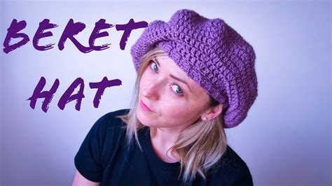 How To Crochet Beret Hat Easy And Fast For Beginners Youtube