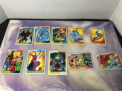 Vintage Impel Marvel Universe Card Card Mixed Lot Marvel