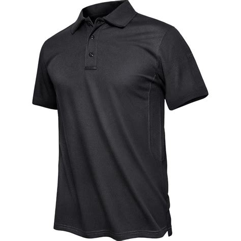 Tacvasen Mens Polo Shirts Tactical Quick Dry Casual Golf Shirt Short Sleeve Airsoft Polos33