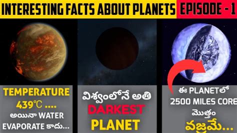 Top Interesting Facts About Exoplanets In Telugu Episode