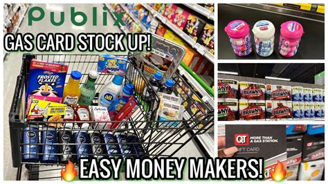 Publix Free Cheap Extreme Couponing Deals Haul Gas Card Money