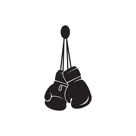 Ilustraci N De Icono De Vector De Logotipo De Guantes De Boxeo