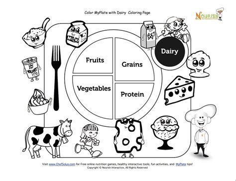 Healthy Food Printables For Kindergarten