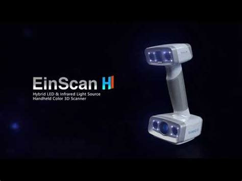 Einscan H Hybrid Led Infrared Light Sourcehandheld Color D Scanner