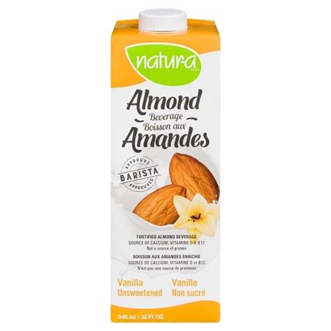 Natura Fortified Almond Beverage Vanilla Unsweetened