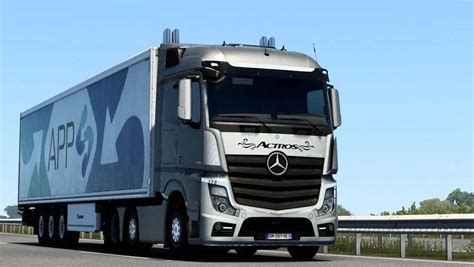 Mercedes Actros MP4 Reworked Schumi V3 1 2 1 45 ETS 2 Mods Ets2