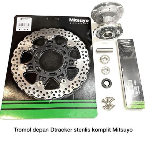 Tromol Depan KLX DTracker Pnp CB GL Set Piringan Cakram Floating Baut