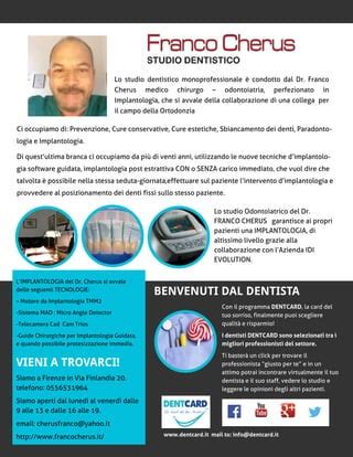 Studio Dentistico Dr Franco Cherus Pdf