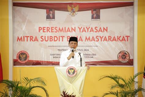 Perkuat Deradikalisasi Bnpt Resmikan Yayasan Bentukan Eks Napiter