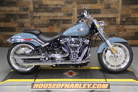 Harley Davidson Fat Boy Sharkskin Blue House Of Harley