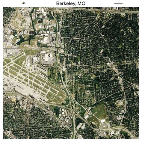 Aerial Photography Map of Berkeley, MO Missouri