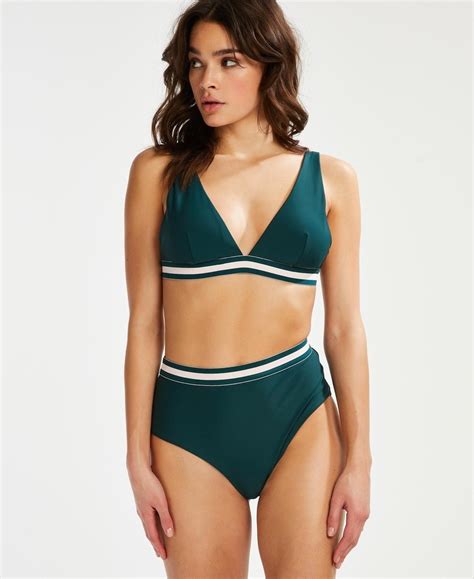 Hunkemoller Pinewood Majtki Bikini Wysoki Stan S