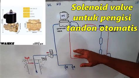 Penggunaan Solenoid Valve Untuk Pengisian Tandon Secara Otomatis Youtube