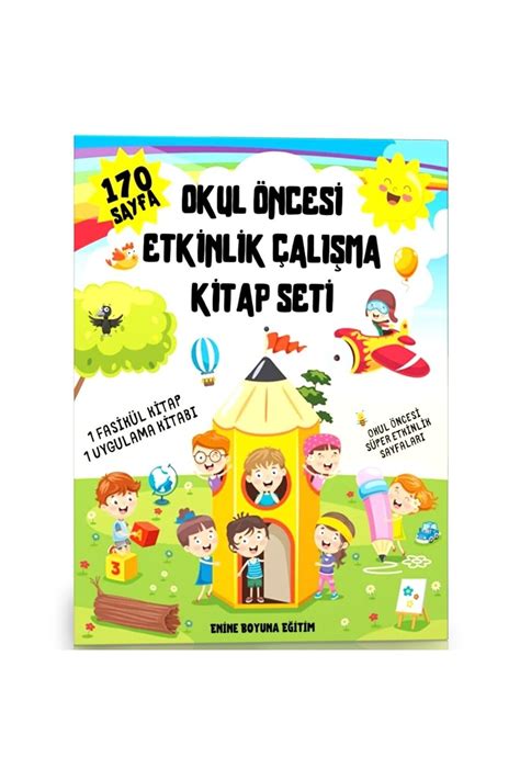 Enine Boyuna Eğitim Okul Öncesi Etkinlik Çalışma Kitap Seti 2 Kitap