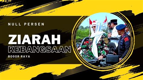 Habib Luthfi Bin Yahya Pimpin Ziarah Kebangsaan Dan Kirab Merah Putih