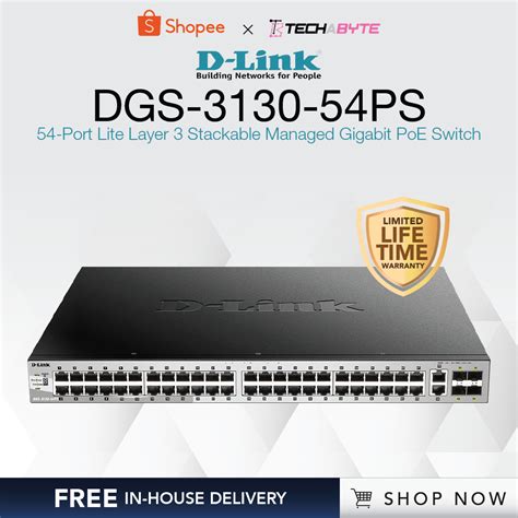 D Link Dgs Ps Port Lite Layer Stackable Managed Gigabit