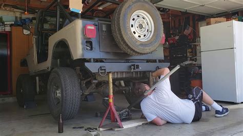 Jeep Yj Lift Shackle Lift 15 Back Youtube