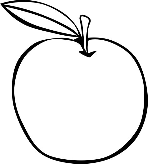 Clipart Simple Fruit Apple