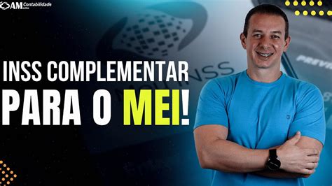 Inss Complementar Para O Mei Youtube