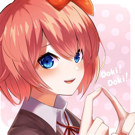 Wallpaper Anime Girls Doki Doki Literature Club Sayori Doki Doki