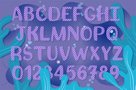 The Mermaid Story Font Duo Extras By Anastasia Feya Fonts SVG Cut