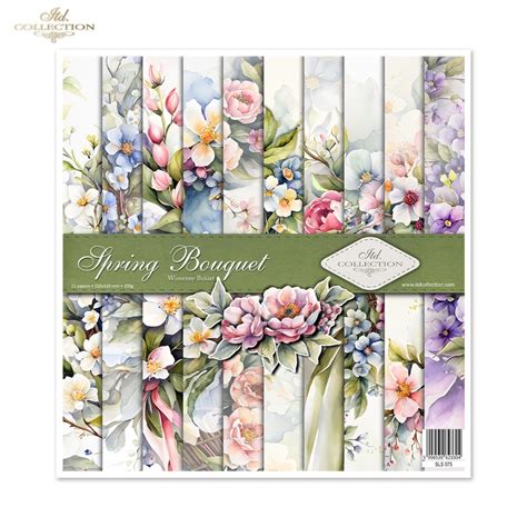 Zestaw Do Scrapbookingu SLS 075 Spring Bouquet Wiosenny Bukiet