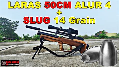 Bocap Bullpup Laras Cm Dan Slug Gr Berburu Tekukur Youtube