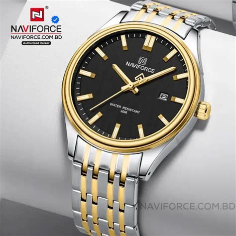 Naviforce 8039 Gold Black Price In Bangladesh Econaz