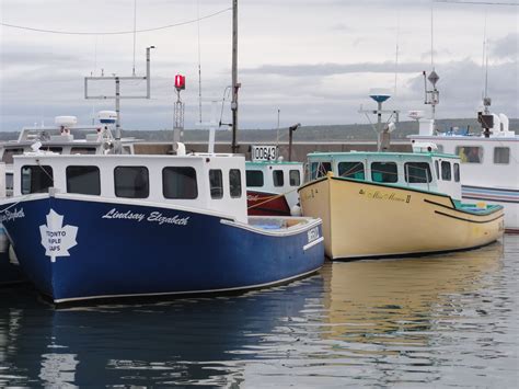 Boats From The Port Morien Warf Cape Breton Cape Islander