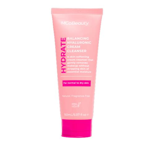 Mcobeauty Hydrating Hyaluronic Cream Face Wash For Normal To Dry Skin