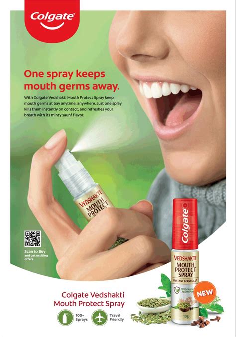 Colgate Vedshakti Mouth Protect Spray Instant Germ Kill Ad Toi Delhi 27