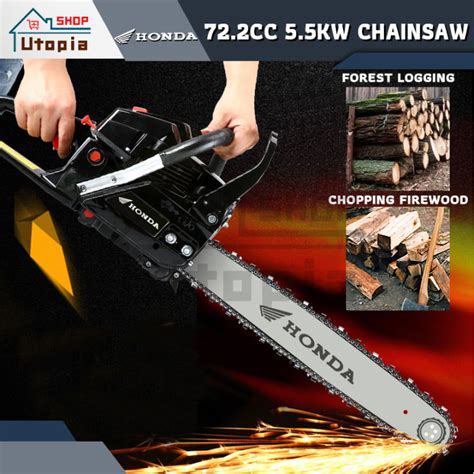 New Honda Gasoline Saw Inches Cc Kw Portable High Power