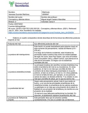 Actividad Conceptos Y Dilemas Re Nete En Parejas Y Con Base En Lo