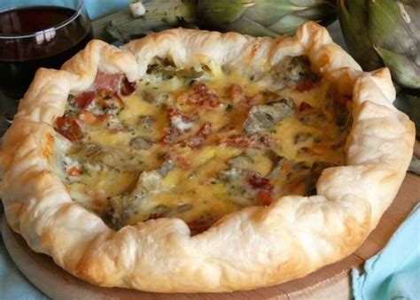 Torta Rustica Soffice Con Carciofi E Prosciutto Donne Sul Web