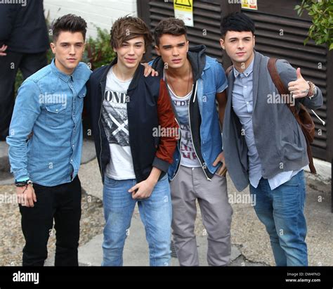 Jamie Hamblett George Shelley Josh Cuthbert And Jaymi Hensley Of