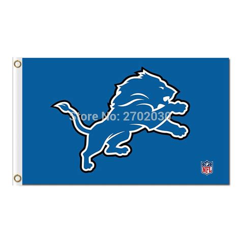 Detroit Lions Flag 3x5ft Banner Polyester American Football Lions028