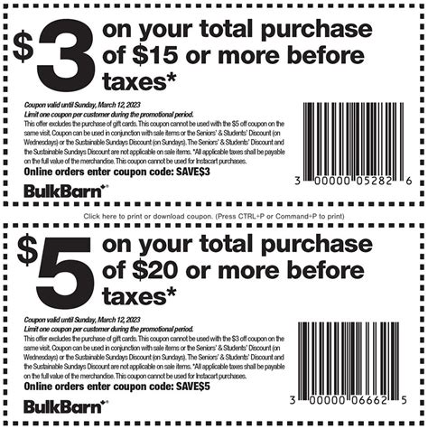 Bulk Barn Canada Coupons Valid Until March 12