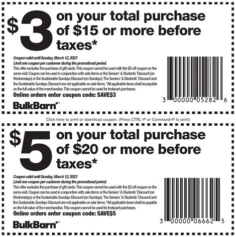 Bulk Barn Canada Coupons Valid Until March 12