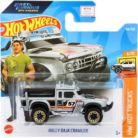 Rally Baja Crawler Hw Hot Trucks Grå Hot Wheels