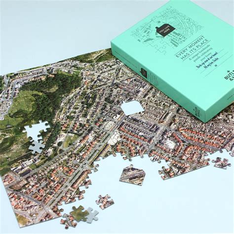 Personalised Postcode Aerial Photo Jigsaw Puzzle | Map Marketing