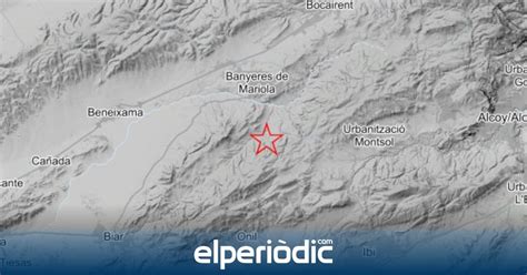 Un Fuerte Terremoto En Banyeres De Mariola Se Siente Desde Gandia A Alicante