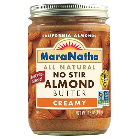 Maranatha All Natural No Stir Creamy Almond Butter Oz Maple