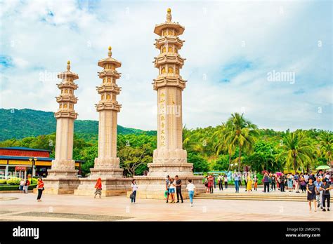 Sanya Hainan Island China November Nanshan Buddhism