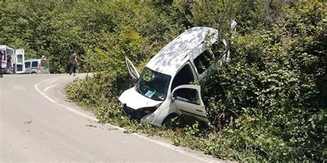 Trabzon Da Feci Kaza Ara Yuvarland Yaral Trabzon Haber Haber